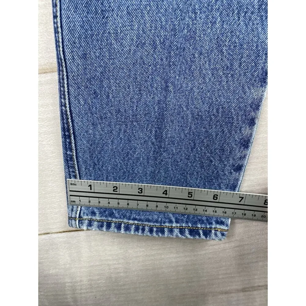 Vintage Lawman Jeans Womens Jr 3 Western Denim High Rise 35” Inseam Bareback